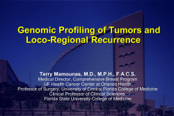 Genomic Profiling of Tumors and Loco