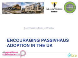 David Adams - UK Passivhaus Conference
