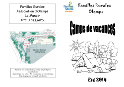 Eté 2014 - Familles Rurales Olemps - Pagesperso