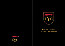 LYC New Identity - Leicestershire County Cricket Club