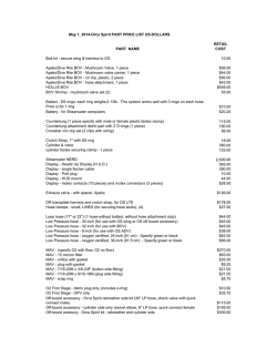 Spirit PART PRICE LIST