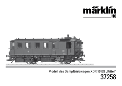 Modell des Dampftriebwagen XDR 10103 „Kittel“