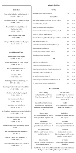 open our Beverage Menu - Public Fish and Oyster