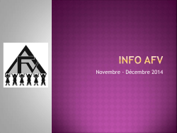 INFO AFV - Association des familles de Varennes