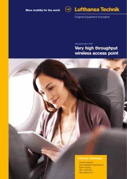Productbrochure - Lufthansa Technik nice® HD
