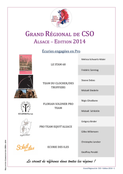 Grand R&eacute; gional d&eacute; CSO