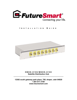 HBDS-8100/MDDS-8100 Satellite Distribution Hub 12382 south