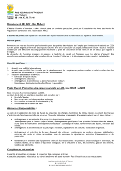 Fiche de poste ACI AMV_2014_07_03