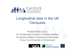 Longitudinal data in the UK Censuses