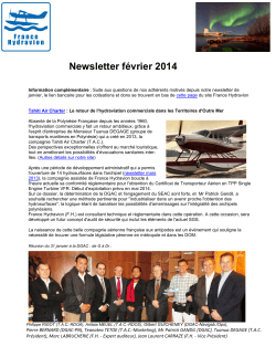 Newsletter février 2014