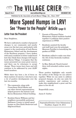 July - Loch Raven Village
