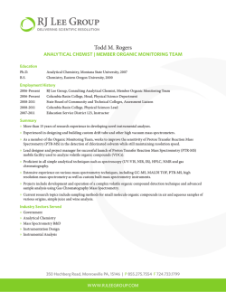 Download CV - RJ Lee Group, Inc.