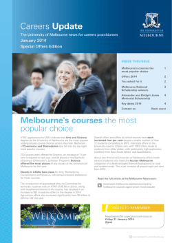 January 2014 edition - Future Students