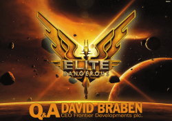David Braben on Elite: Dangerous Kickstarter.