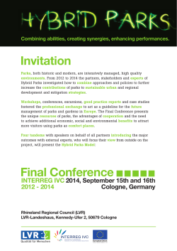 Invitation Final Conference