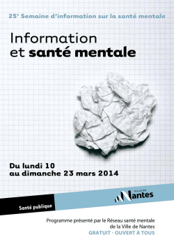 Information et sant&eacute; mentale