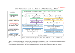 Information/Notice for LRRS