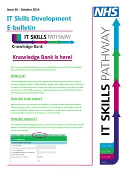 view... - NHS IT Skills Pathway