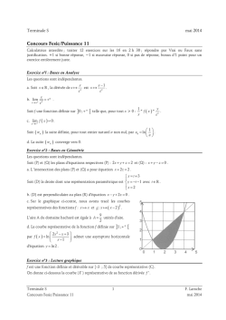 Fesic 2014 - Page de travail de F. Laroche