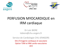 DIU PERFUSION MYOCARDIQUE L Bi&egrave;re 2014