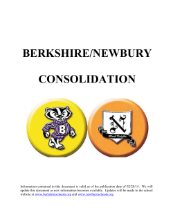 Berkshire/Newbury Fact Sheet
