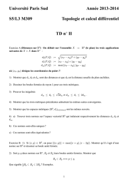 Feuille de TD 2