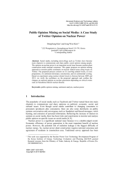 51. Public Opinion Mining on Social Media: A Case Study of Twitter