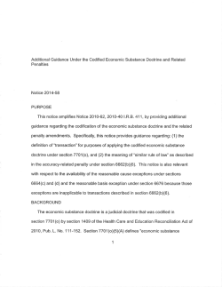 IRS Notice 2014-58 with respect to economic