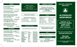 Downloadable Meeting List - Aa