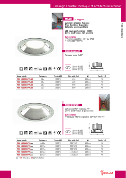 Fiche Technique MILED