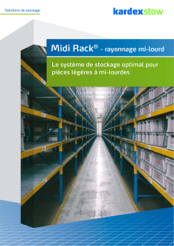 Midi Rack® - rayonnage mi-lourd
