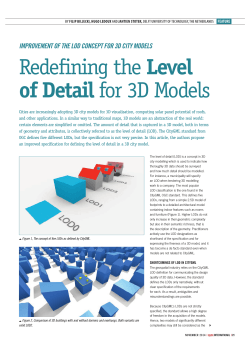 Redefining the Level of Detail for 3D Models