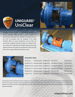 UniClear Brochure - Uniguard Machine Guards