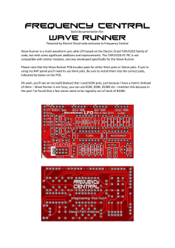 Wave Runner Rev4 Build Doc