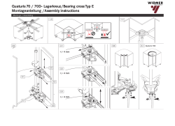 Quaturis 70 / 70D &ndash; Lagerkreuz/ Bearing cross Typ E