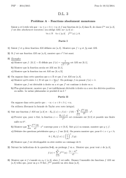 DL 3 : pour le 18/12/14