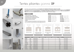 Fiche technique Gamme ZP