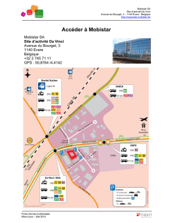 fiche accessibilit&eacute; Da Vinci - Mobistar
