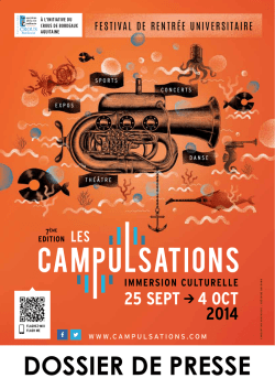 Dossier de presse 2014