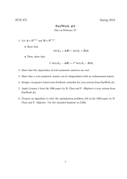 ECE 675 Spring 2014 FunWork #2