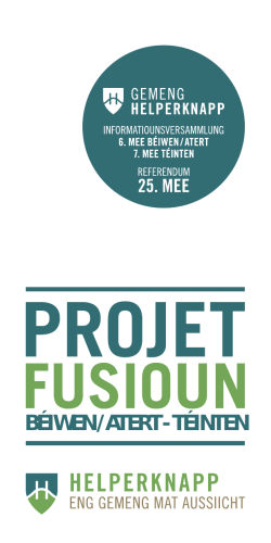 Projet Fusioun : Béiwen/Atert-Téinten - Helperknapp