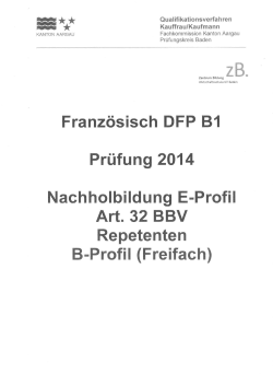 Prüfungsprogramm DFP 2014