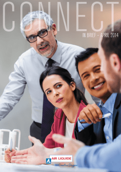 IN BRIEF &ndash; APRIL 2014