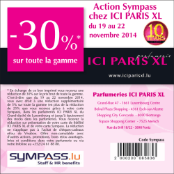 Action Sympass chez ICI PARIS XL