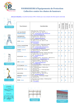 fournisseurs EPC03