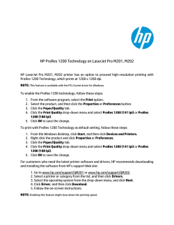 HP ProRes 1200 Technology on LaserJet Pro M201, M202