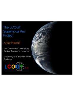 The LCOGT Supernova Key Project