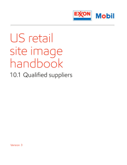 10.1 Qualified suppliers - US Retail Site Image Standards