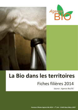 La Bio dans les territoires - Fiches filières (10Mo)