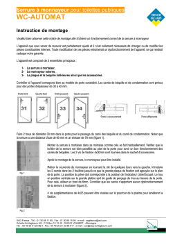 Montageanleitung Prospektblatt WC frz
